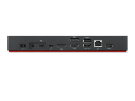 Lenovo 40B00300US laptop dock/port replicator Wired Thunderbolt 4 Black, Red - 40B00300US LENOVO