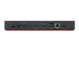 Lenovo 40B00300US laptop dock/port replicator Wired Thunderbolt 4 Black, Red - 40B00300US