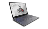 Lenovo ThinkPad P16 Mobile workstation 40.6 cm (16") WQXGA Intel® Core™ i7 i7-13700HX 32 GB DDR5-SDRAM 1 TB SSD NVIDIA RTX 2000 Wi-Fi 6E (802.11ax) Windows 11 Pro Grey, Black - 21FA002TUS