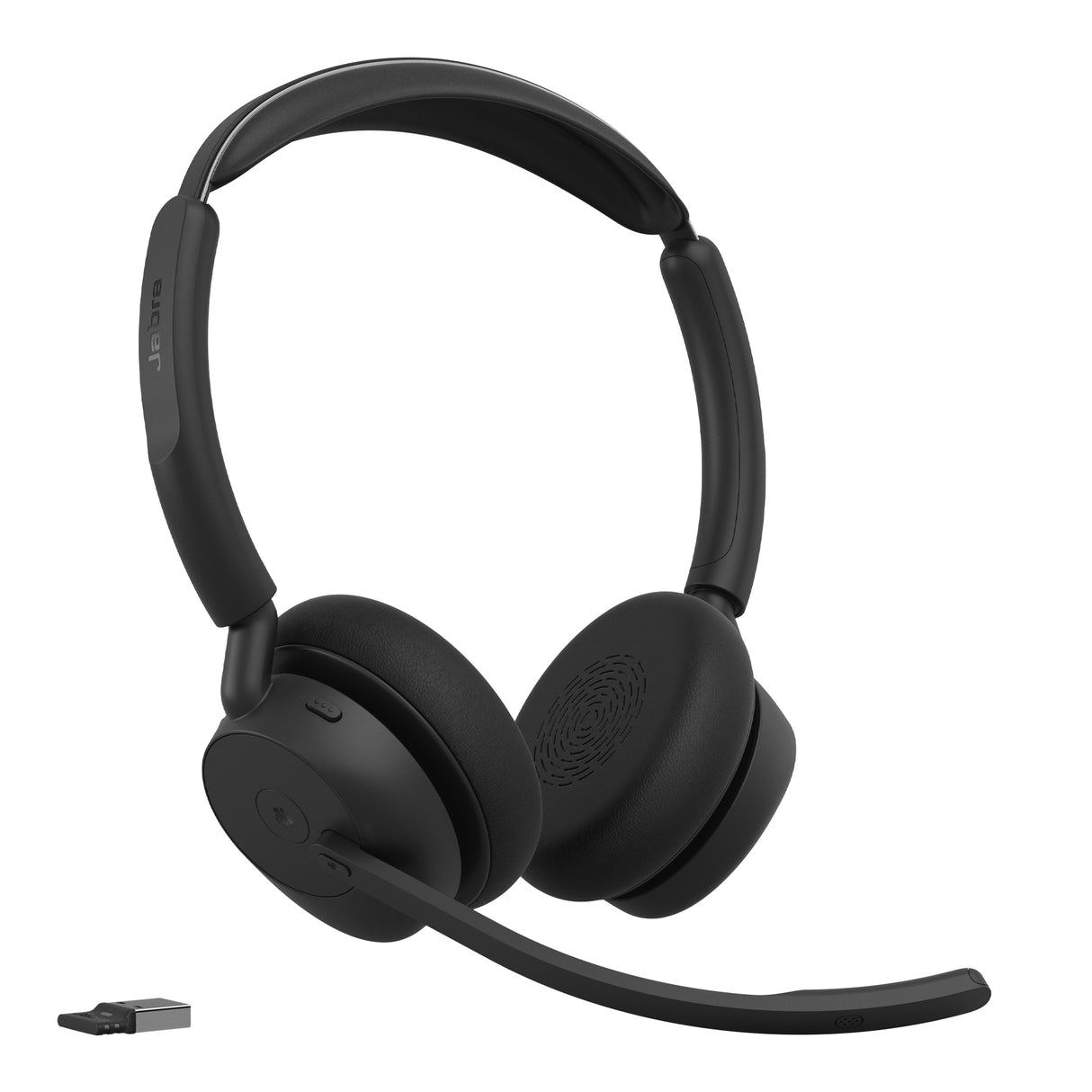 Jabra Evolve3 45 MS - USB-A with Dongle - Stereo (Charging Stand) - 34599-999-989