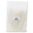 Nylon Cable Ties, 11 x 0.19, 50 lb, Natural, 500/Pack - 22300 FELLOWES