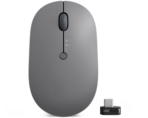 Lenovo Go Wireless Multi Device mouse Office Ambidextrous RF Wireless + Bluetooth + USB Type-A Optical 2400 DPI - GY51C21211