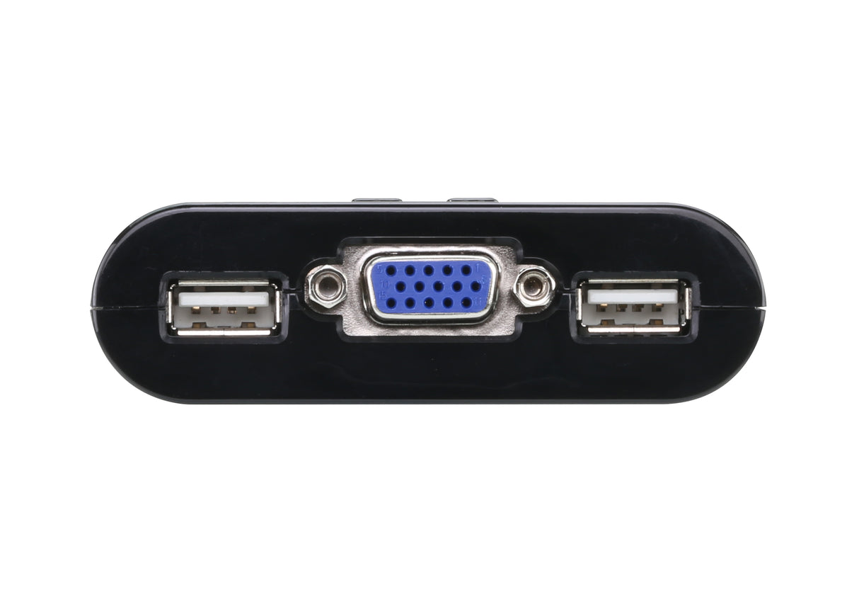 ATEN CS22U KVM switch Black - CS22U