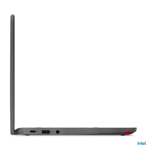 Lenovo 500e Yoga Chromebook 31 cm (12.2") Touchscreen WUXGA Intel® N N100 4 GB LPDDR5-SDRAM 32 GB eMMC Wi-Fi 6E (802.11ax) ChromeOS Grey - 82W4000AUS