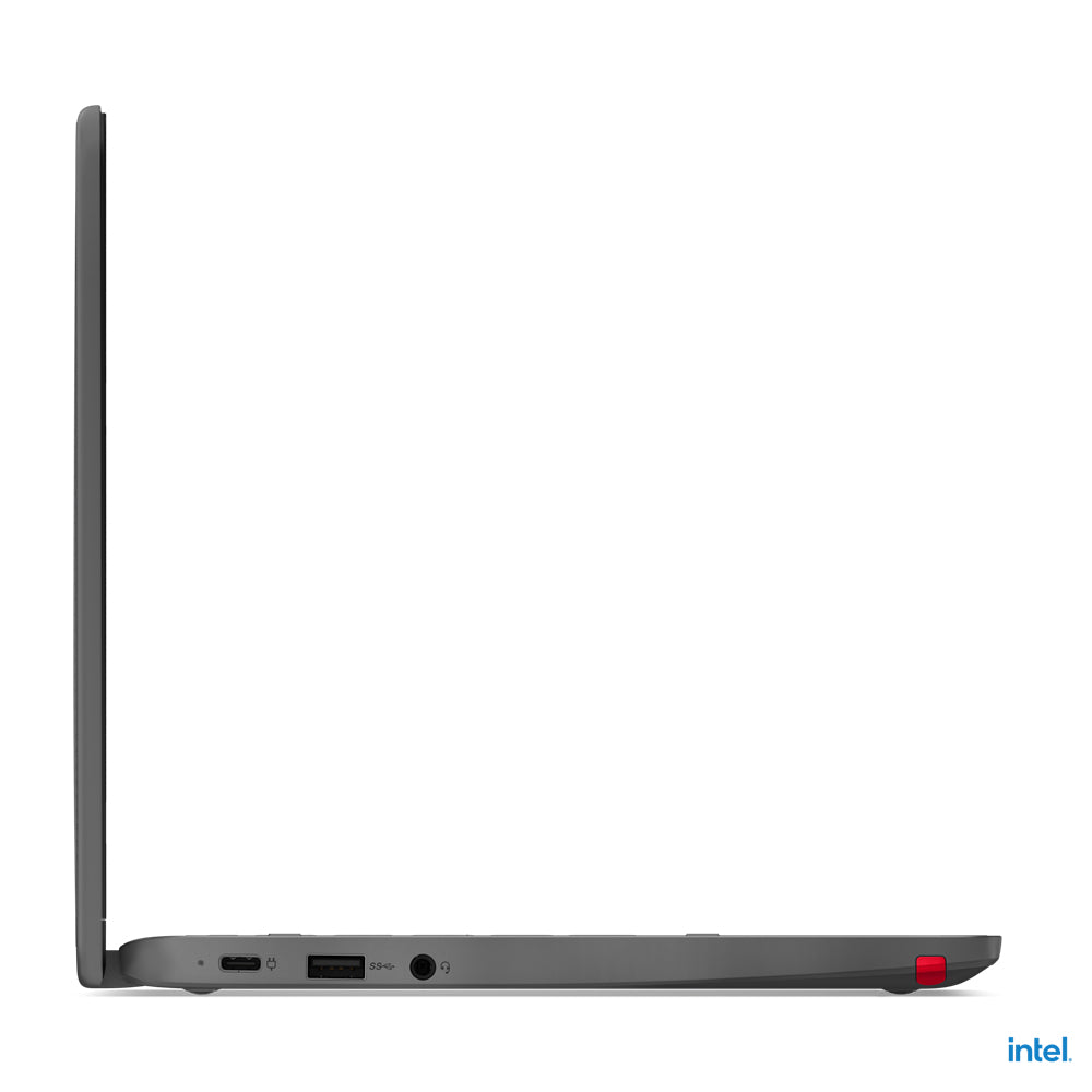 Lenovo 500e Yoga Chromebook Gen 4 Intel® N N100 31 cm (12.2") Touchscreen WUXGA 4 GB LPDDR5-SDRAM 32 GB eMMC Wi-Fi 6E (802.11ax) ChromeOS US English Grey - 82W4000AUS