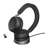 Jabra Evolve2 75 - USB-A MS Teams with Desk Stand - Black - 27599-999-989 JABRA