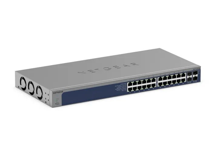 NETGEAR XS724TM Managed L2/L3/L4 10G Ethernet (100/1000/10000) 1U Grey - XS724TM-100NAS