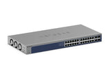 NETGEAR XS724TM Managed L2/L3/L4 10G Ethernet (100/1000/10000) 1U Grey - XS724TM-100NAS