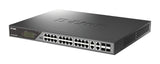 D-Link DSS-200G-28MPP network switch Managed L2 Gigabit Ethernet (10/100/1000) Power over Ethernet (PoE) 1U Grey - DSS-200G-28MPP D-LINK
