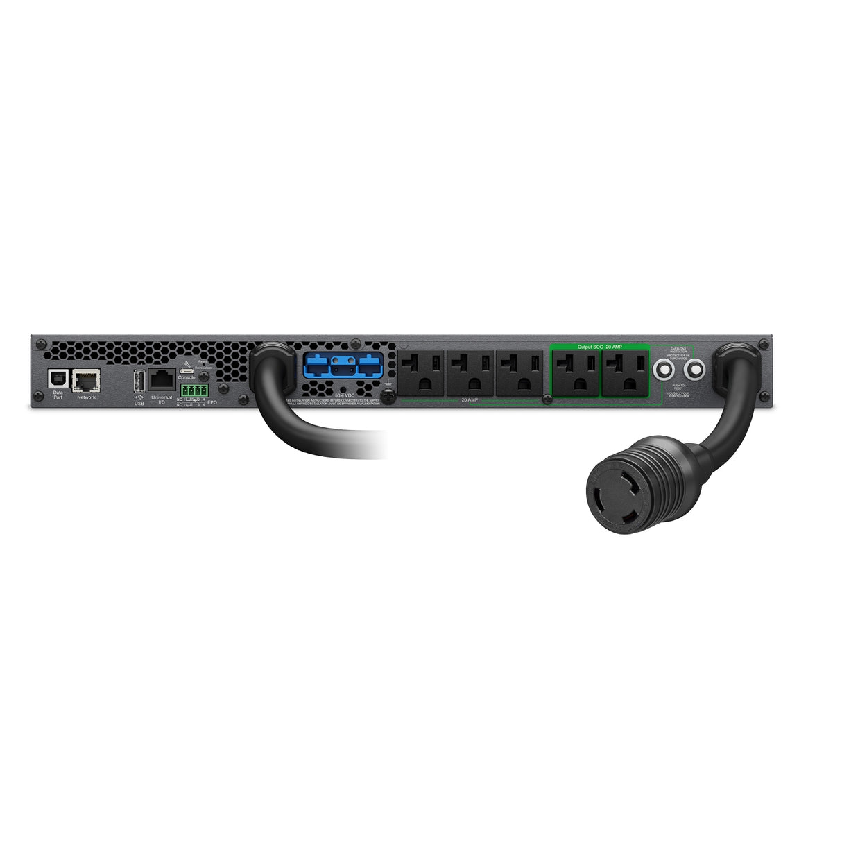 APC SRTL3KRM1UNC uninterruptible power supply (UPS) Double-conversion (Online) 3 kVA 2880 W 6 AC outlet(s) - SRTL3KRM1UNC