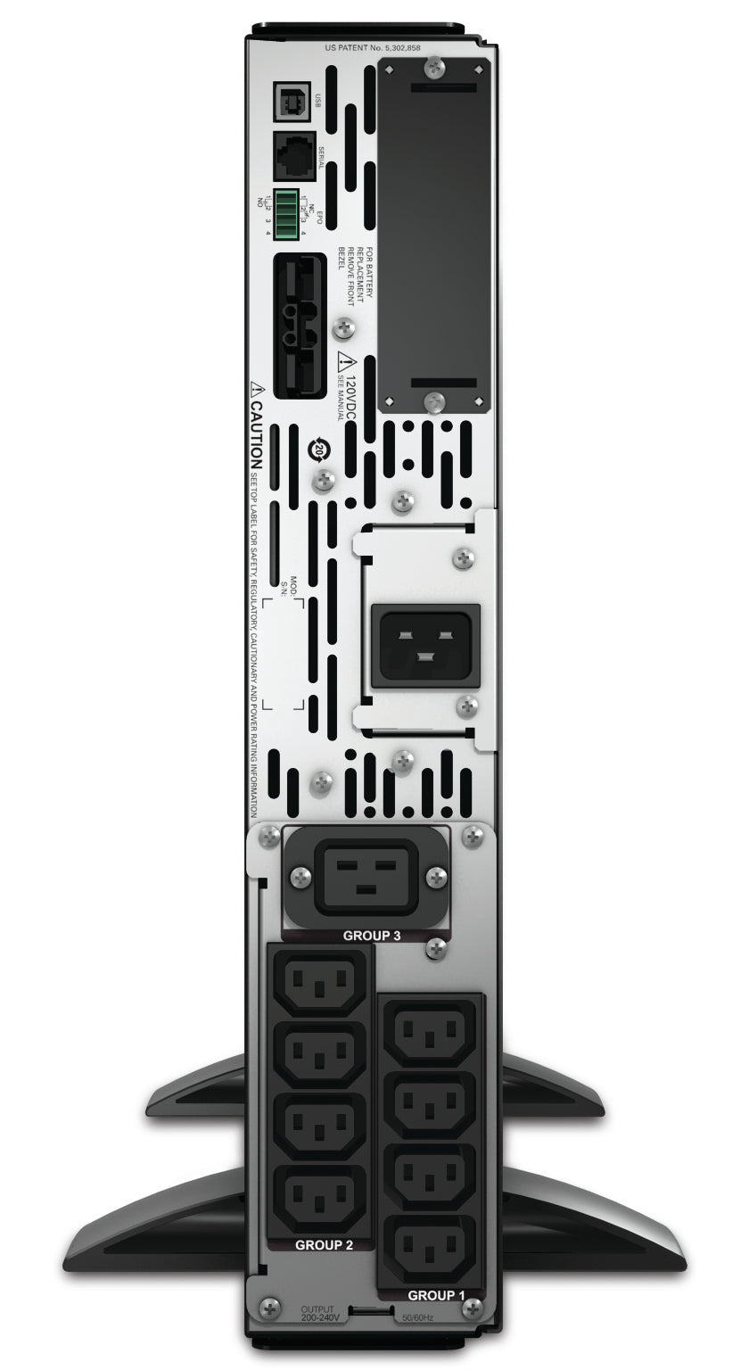 APC Smart-UPS X SMX3000RMHV2U - 3000VA, 8x C13, 1x C19 outlet, USB, expandable runtime - SMX3000RMHV2U APC