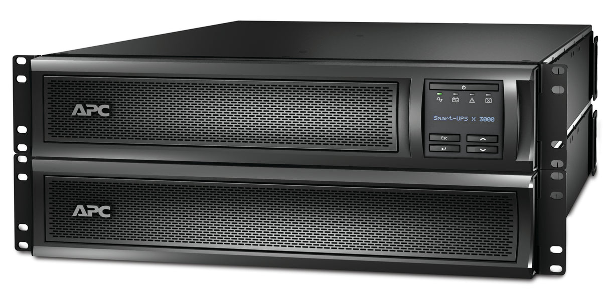 APC Smart-UPS X SMX3000RMHV2U - 3000VA, 8x C13, 1x C19 outlet, USB, expandable runtime - SMX3000RMHV2U APC