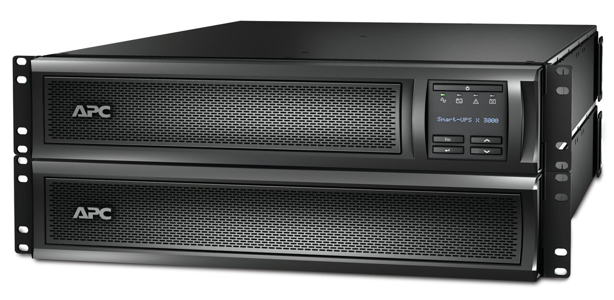 APC Smart-UPS X SMX3000RMHV2UNC - 3000VA, 8x C13, 1x C19 outlet, USB, expandable runtime, NMC - SMX3000RMHV2UNC APC