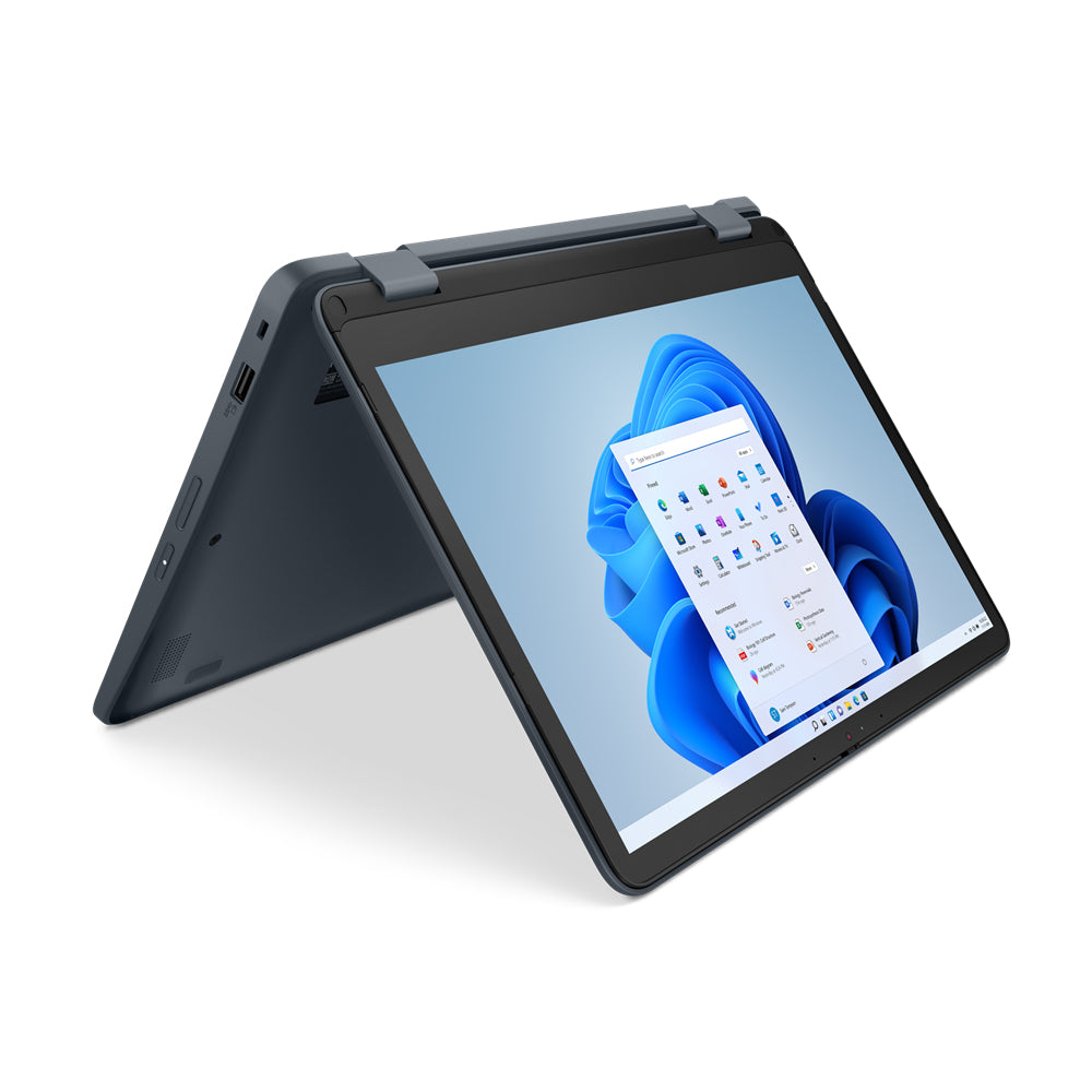 Lenovo 500w Yoga Gen 4 Intel® N N100 Hybrid (2-in-1) 31 cm (12.2") Touchscreen WUXGA 4 GB LPDDR5-SDRAM 128 GB SSD Wi-Fi 6 (802.11ax) Windows 11 Pro Academic US English Grey - 82VQ000EUS