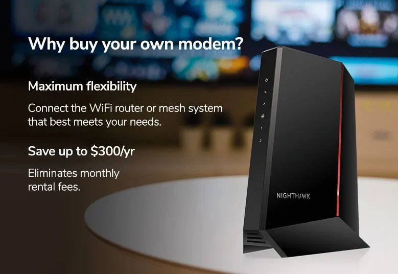 NETGEAR CM2500-100S modem 2000000 Kbit/s - CM2500-100NAS