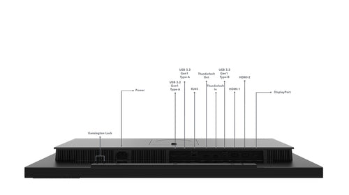 Lenovo ThinkVision P27u-20 68.6 cm (27") 3840 x 2160 pixels 4K Ultra HD LED Black - 62CBRAR6US