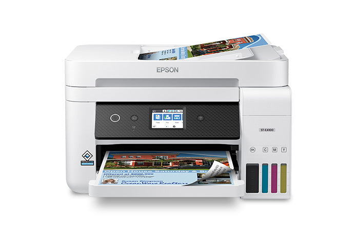 Epson WorkForce ST-C4100 Supertank Color MFP Printer - C11CJ60203
