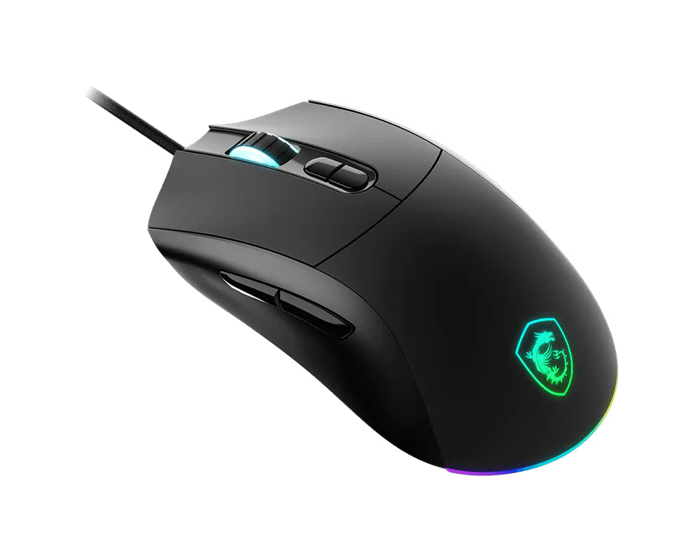 MSI FORGE GM320 mouse Gaming Ambidextrous USB Type-A Optical 12800 DPI - FORGEGM320