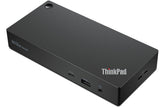 Lenovo 40B20135US laptop dock/port replicator Wired USB 3.2 Gen 1 (3.1 Gen 1) Type-A + Type-C Black - 40B20135US