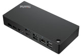 Lenovo 40B20135US laptop dock/port replicator Wired USB 3.2 Gen 1 (3.1 Gen 1) Type-A + Type-C Black - 40B20135US