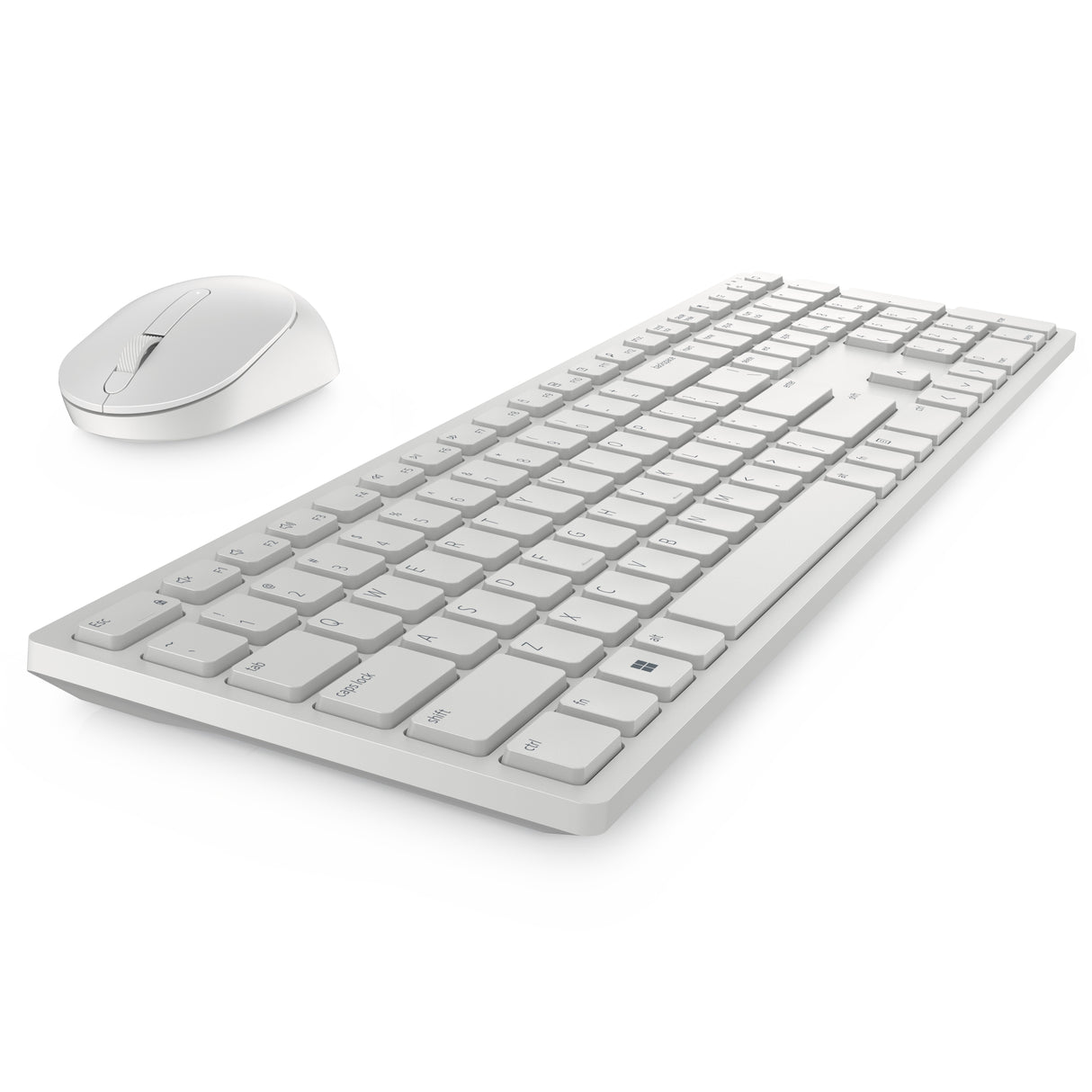 DELL KM5221W-WH keyboard Mouse included Office RF Wireless QWERTY US English White