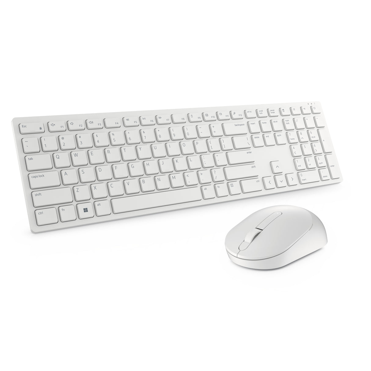 DELL KM5221W-WH keyboard Mouse included Office RF Wireless QWERTY US English White