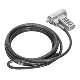 Targus ASP96RGLX cable lock Silver 2 m - ASP96RGLX