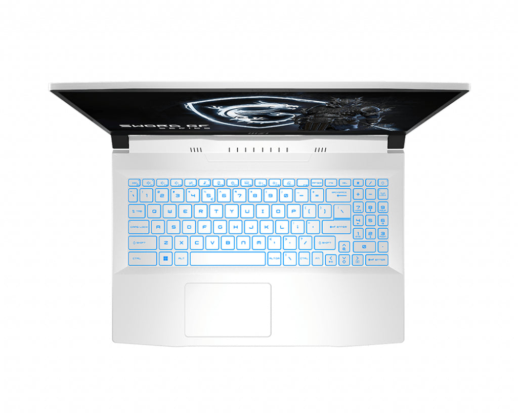 MSI Sword 15 A12UC-295 Intel® Core™ i5 i5-12450H Laptop 39.6 cm (15.6") Full HD 8 GB DDR4-SDRAM 512 GB SSD NVIDIA GeForce RTX 3050 Wi-Fi 6 (802.11ax) Windows 11 Home White - Sword1512295