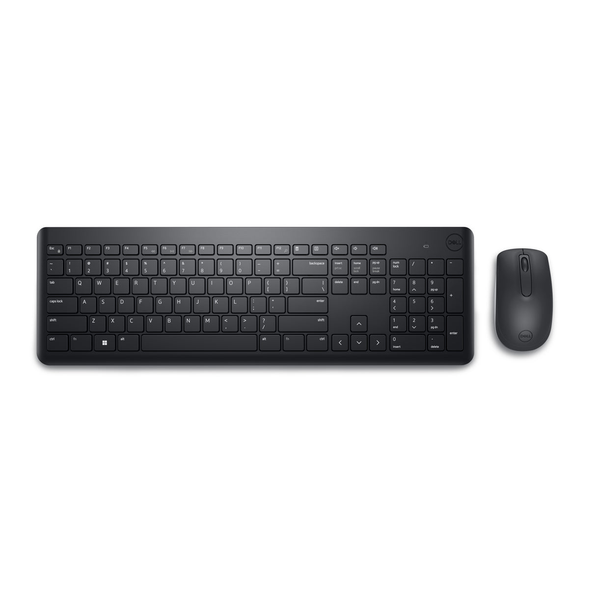 DELL KM3322W keyboard Mouse included Office RF Wireless US English Black - KM3322W-R-US DELL