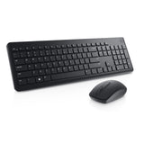 DELL KM3322W keyboard Mouse included Office RF Wireless US English Black - KM3322W-R-US DELL