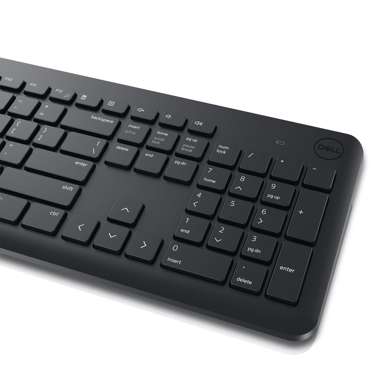 DELL KM3322W keyboard Mouse included Office RF Wireless US English Black - KM3322W-R-US DELL