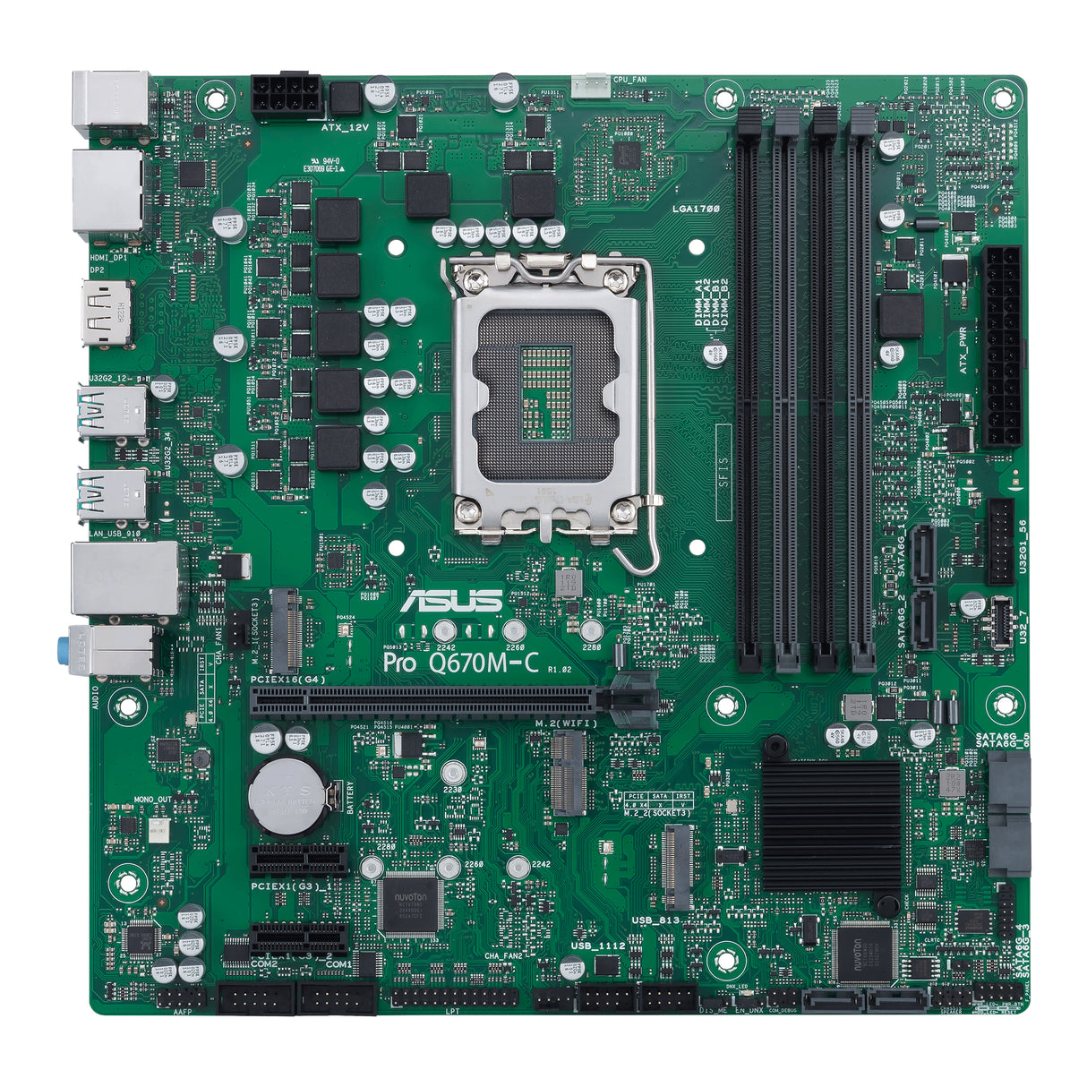 ASUS PRO Q670M-C-CSM Intel Q670 LGA 1700 micro ATX - PRO Q670M-C-CSM ASUS