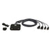 ATEN CS22HF KVM switch Black - CS22HF