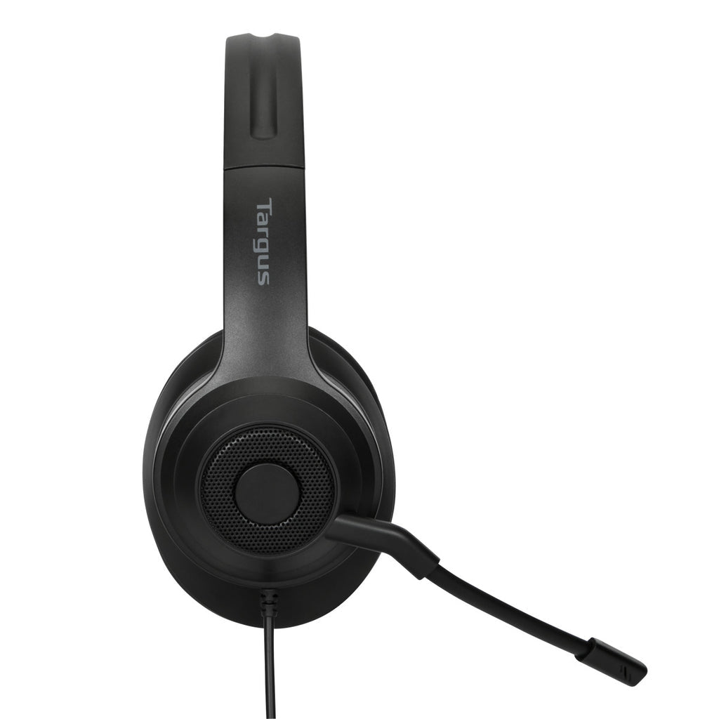Targus AEH102TT headphones/headset Wired Head-band Office/Call center USB Type-A Black - AEH102TT