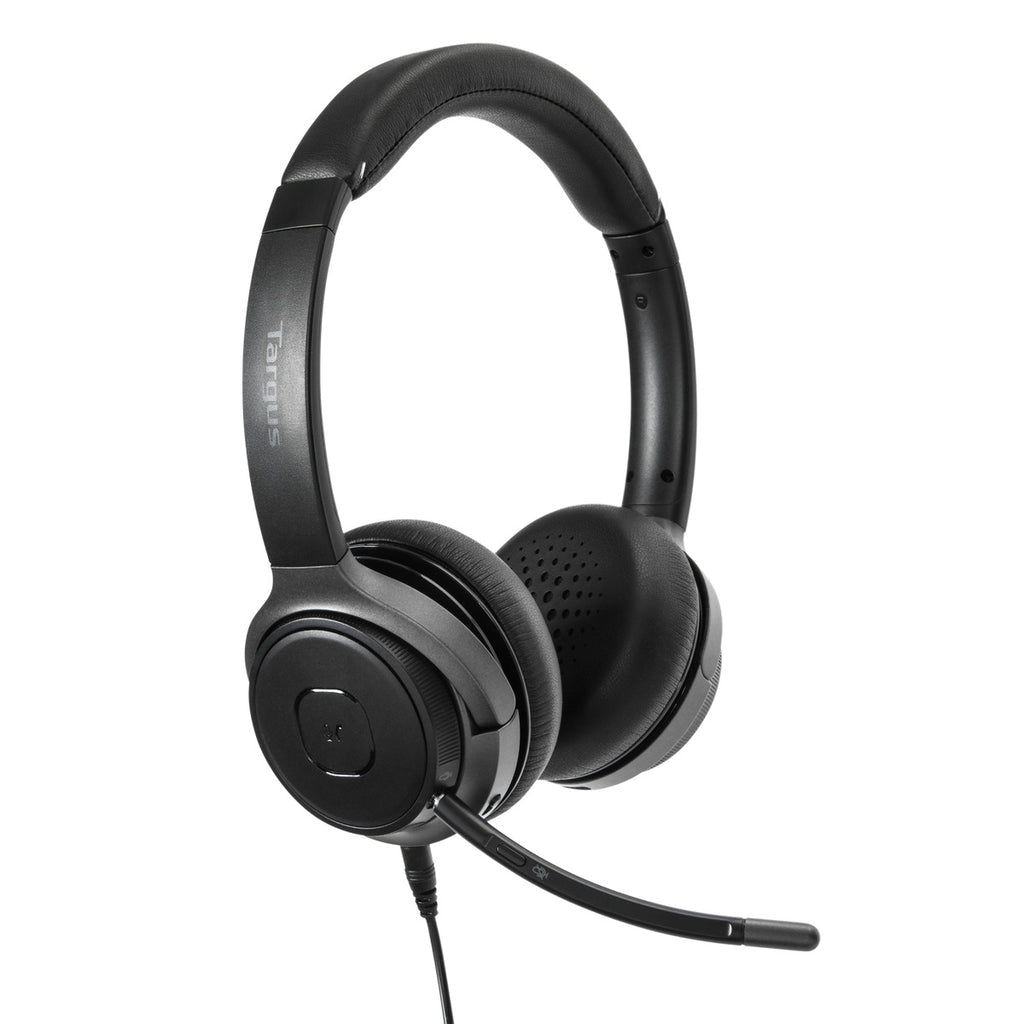Targus AEH104TT headphones/headset Wired & Wireless Head-band Calls/Music USB Type-C Bluetooth Black - AEH104TT