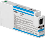 Epson Cyan UltraChrome HD Pigment-Based Ink Cartridge (350ml) - T54X200