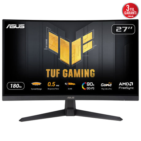 ASUS TUF Gaming VG27WQ3B computer monitor 68.6 cm (27") 2560 x 1440 pixels Quad HD LCD Black - VG27WQ3B ASUS