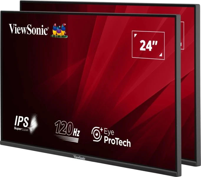 Viewsonic VA VA2456A-MHD_H2 computer monitor 61 cm (24") 1920 x 1080 pixels Full HD LED Black - VA2456A-MHD_H2