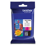 Brother High Yield C/M/Y Ink Cartridge Combo Pack (3 x 550 Yield) - LC30173PK