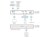 ATEN CS1182H4 KVM switch Black