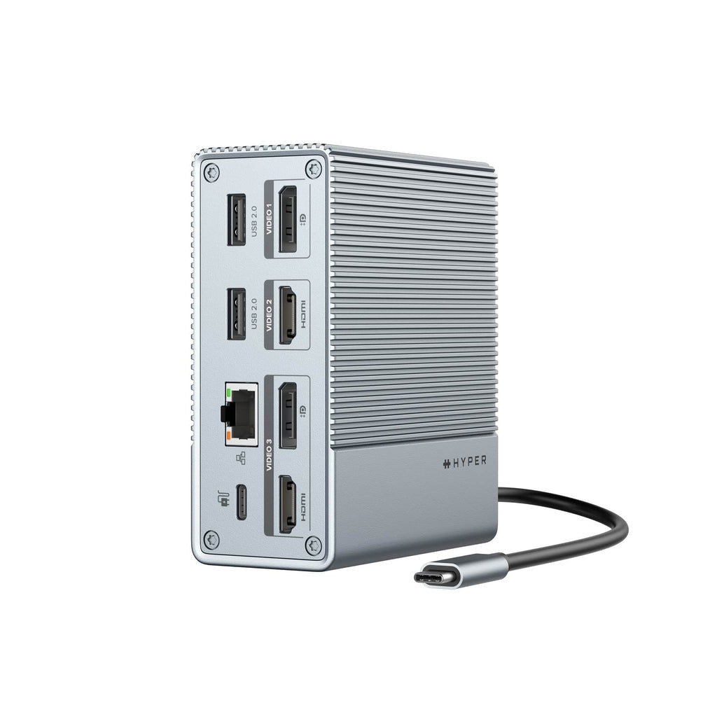 Targus HDG212BP-US laptop dock/port replicator Wired USB 3.2 Gen 1 (3.1 Gen 1) Type-C Grey - HDG212BP-US