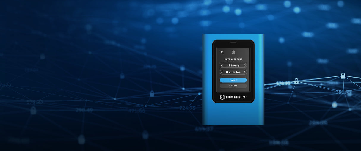 Kingston Technology IronKey 3840GB Vault Privacy 80 XTS-AES 256-bit Encrypted External SSD - IKVP80ES/3840G