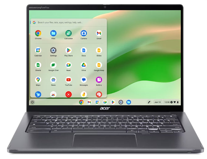 Acer Chromebook Enterprise Spin 714 CP714-2WN-3338 Intel® Core™ i3 i3-1315U 35.6 cm (14") Touchscreen Full HD 8 GB LPDDR4x-SDRAM 128 GB SSD Wi-Fi 6E (802.11ax) ChromeOS Grey - NX.KLCAA.001 ACER