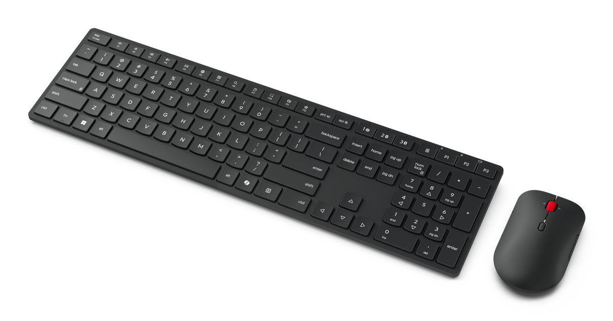 Lenovo 4X31S04810 keyboard Mouse included Office RF Wireless + Bluetooth US English Black - 4X31S04810