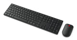 Lenovo 4X31S04810 keyboard Mouse included Office RF Wireless + Bluetooth US English Black - 4X31S04810