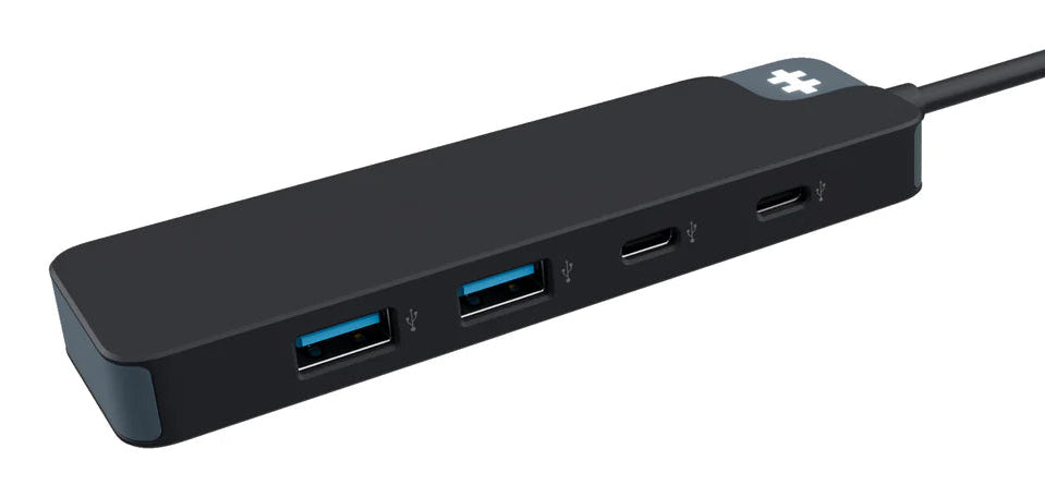 Targus HyperDrive Flex 4 Port USB-C Combo Hub USB 2.0 Type-C 5000 Mbit/s Black - HD5200BKGL