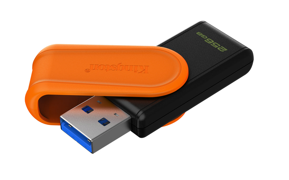 Kingston Technology DataTraveler 256GB Portable USB 3.2 Gen 1 Exodia S (Black/Orange) - DTXS/256GB