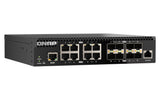 QNAP QSW-M3216R-8S8T network switch Managed L2/L3 10G Ethernet (100/1000/10000) 1U Black - QSW-M3216R-8S8T-US