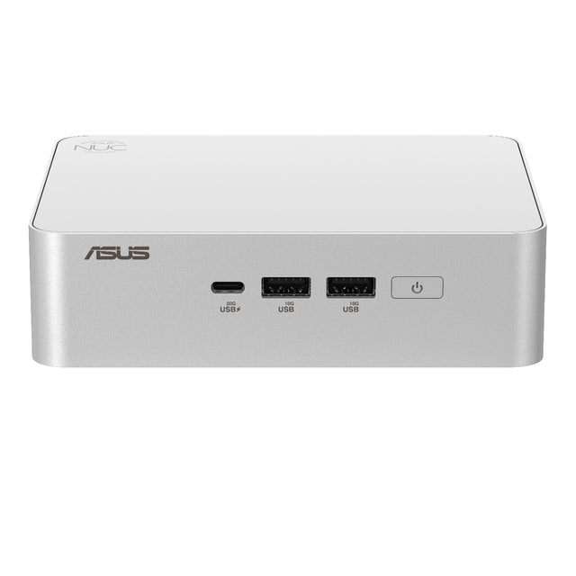 Asus NUC computer on a white background