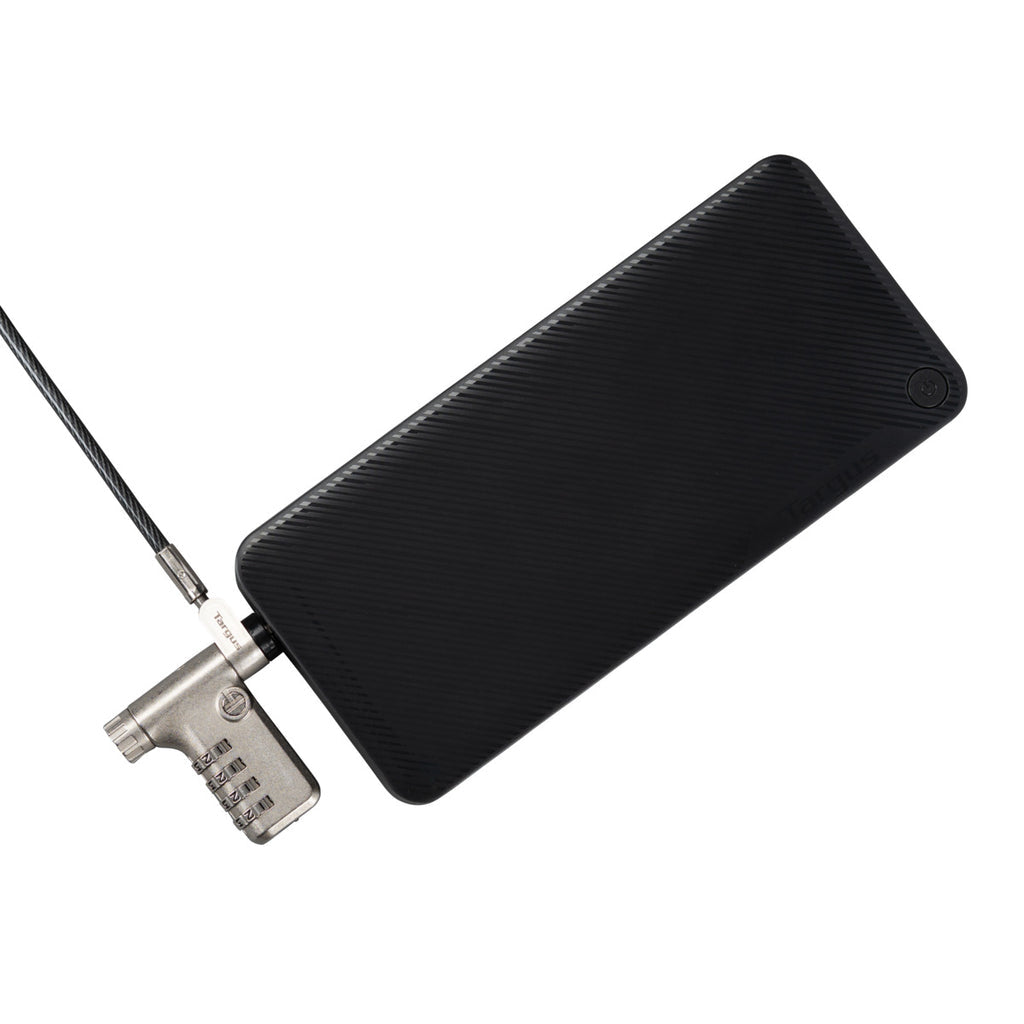 Targus ASP106RGLXS cable lock Silver, Black 2 m - ASP106RGLXS